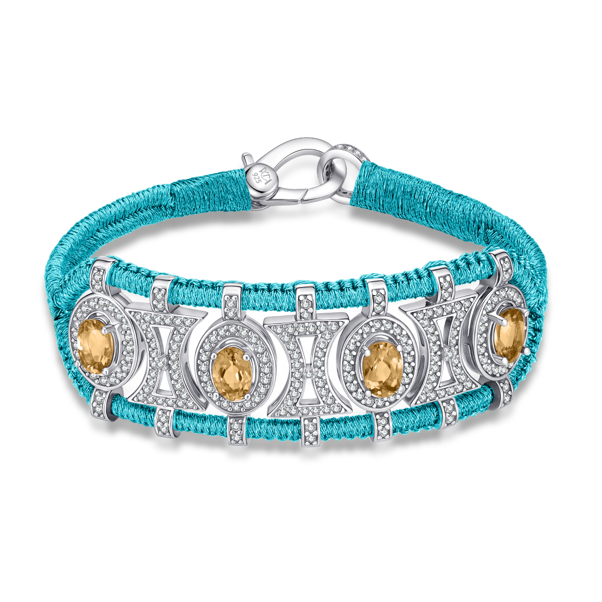 Bracelet Olinda pacific - Citrines