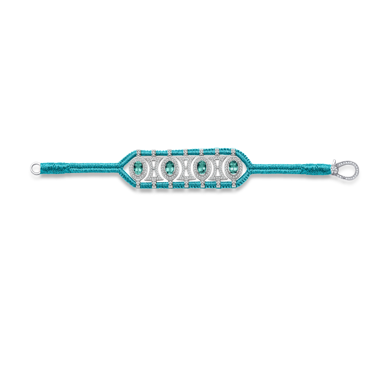 Olinda pacific bracelet - Emeralds