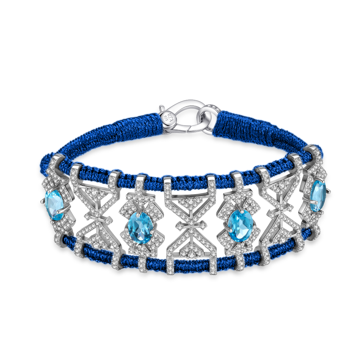 Bracelet Fortalezza night - Topazes