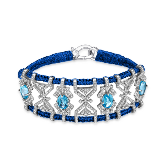 Bracelet Fortalezza night - Topazes