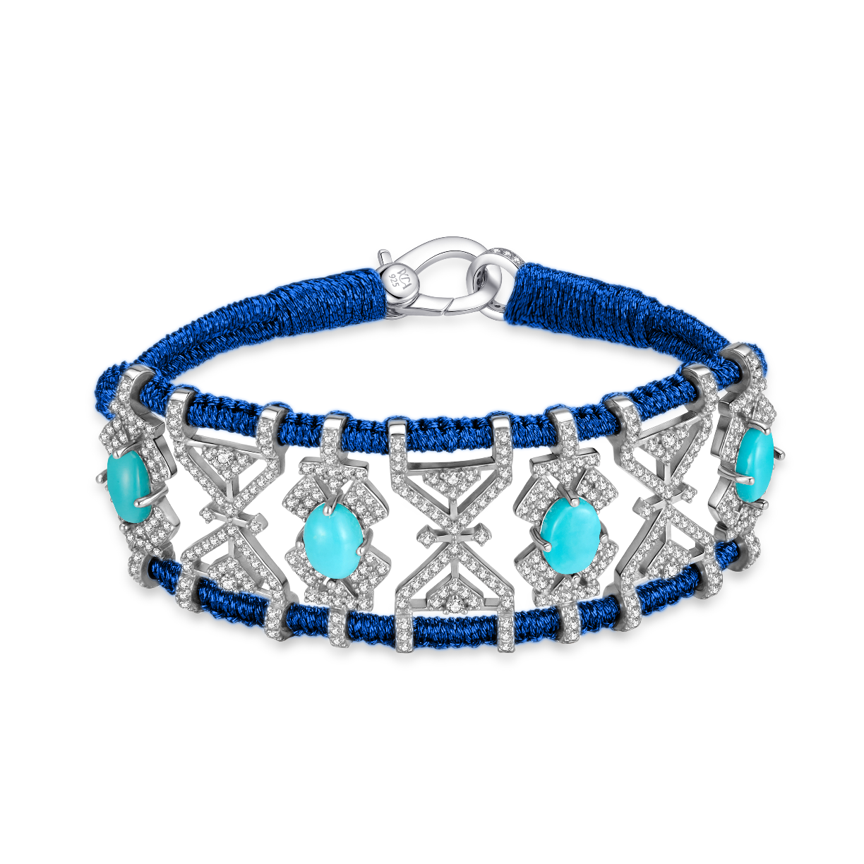 Bracelet Fortalezza Night - Turquoises