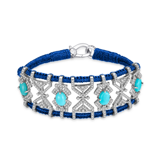 Bracelet Fortalezza Night - Turquoises