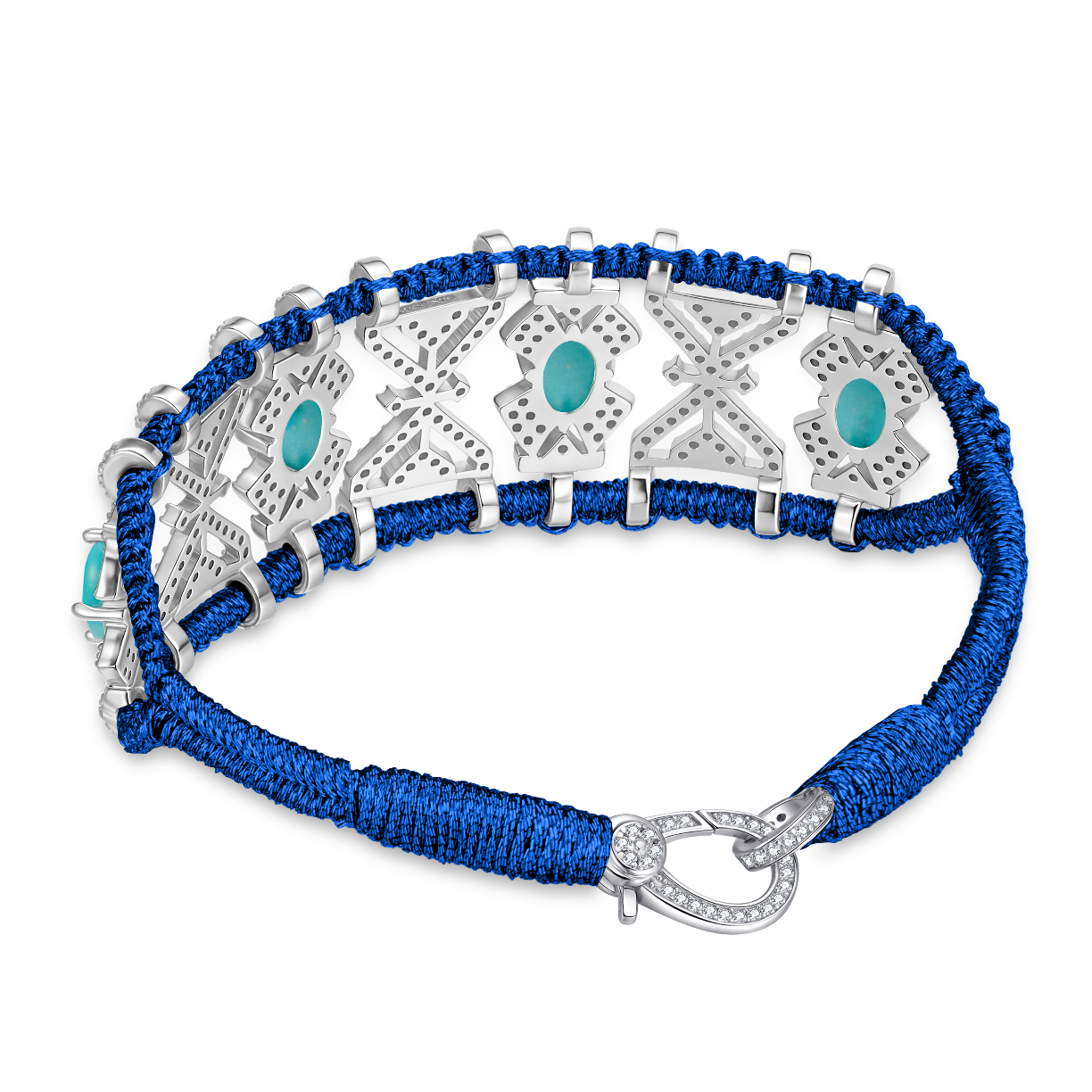 Bracelet Fortalezza Night - Turquoises