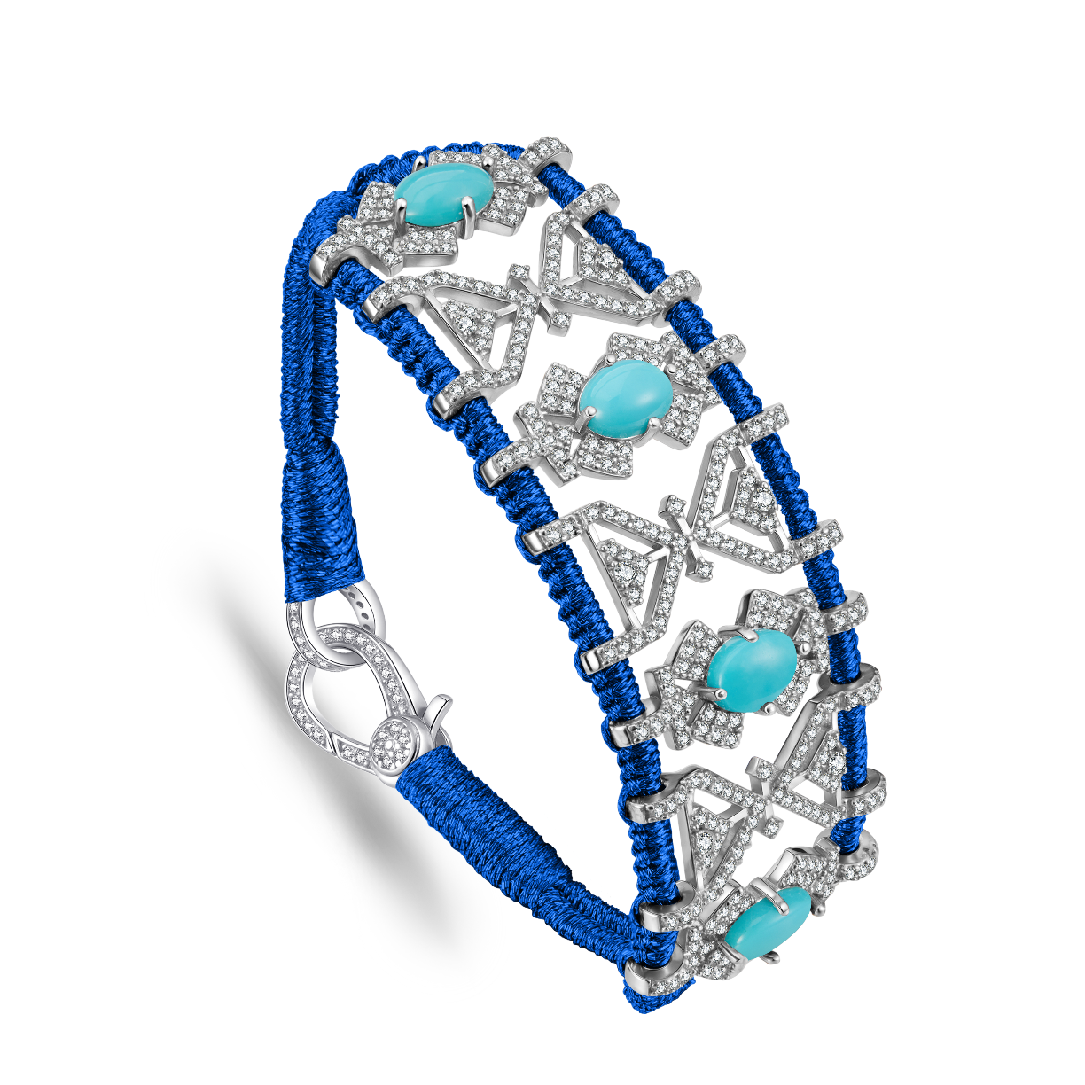 Bracelet Fortalezza Night - Turquoises