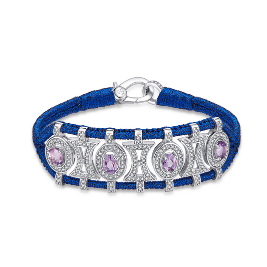 Bracelet Olinda night - Améthystes