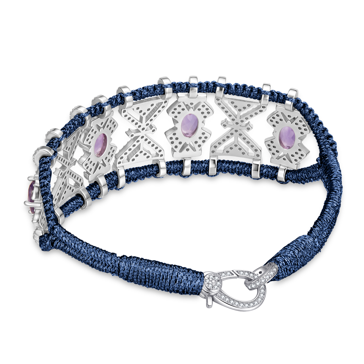 Bracelet Fortalezza Abyss - Amethysts