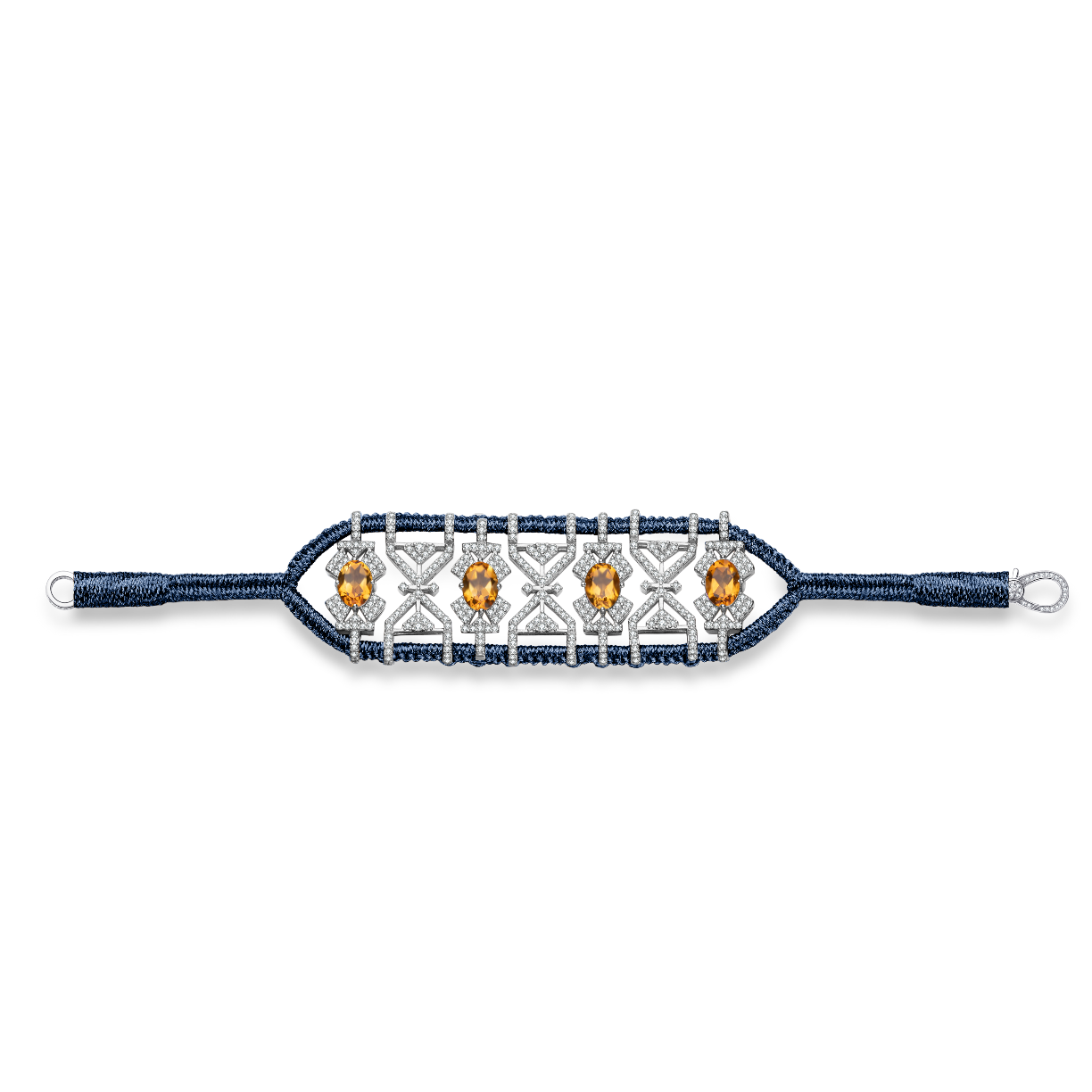 Bracelet Fortalezza Abyss - Citrines