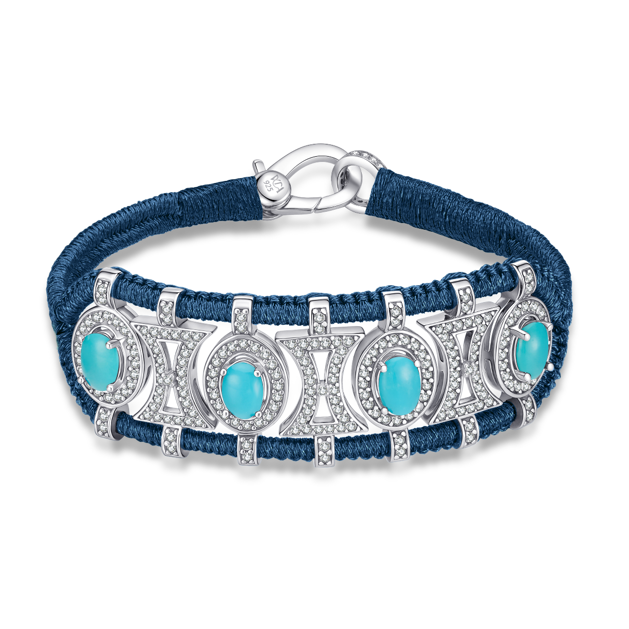Bracelet Olinda abyss - Turquoises