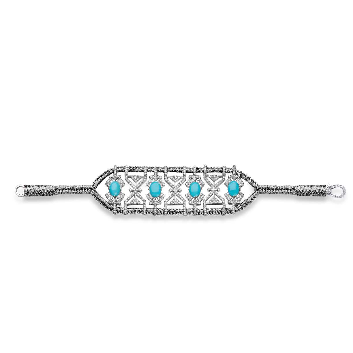 Bracelet Fortalezza Gun - Turquoises