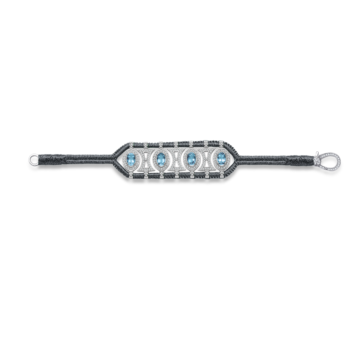 Olinda gun bracelet - Topazes