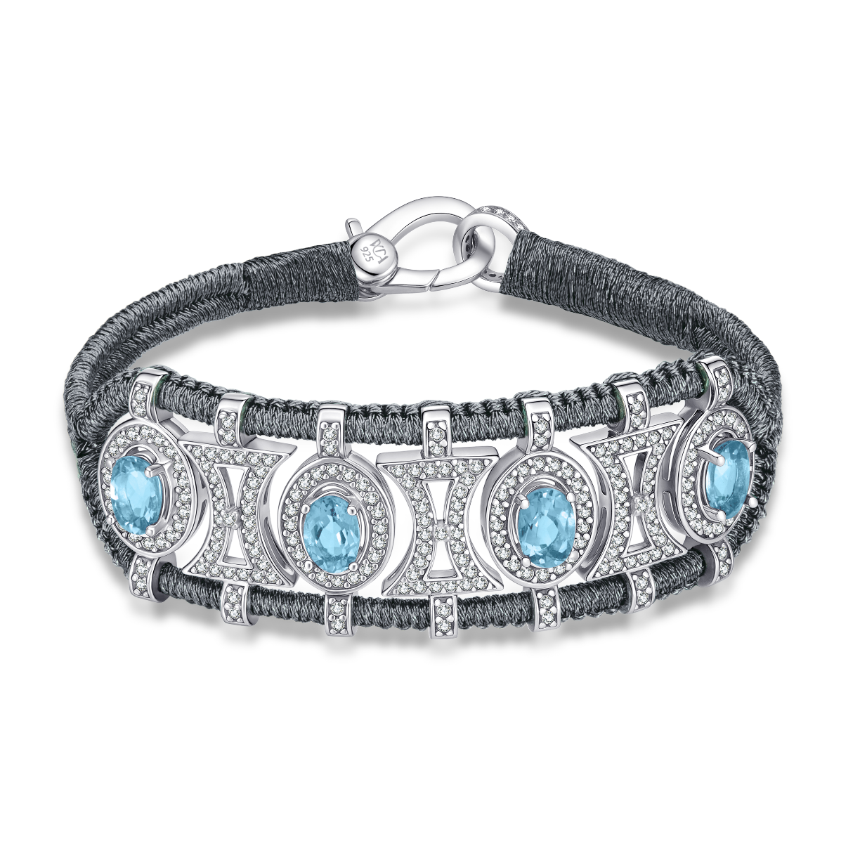 Olinda gun bracelet - Topazes