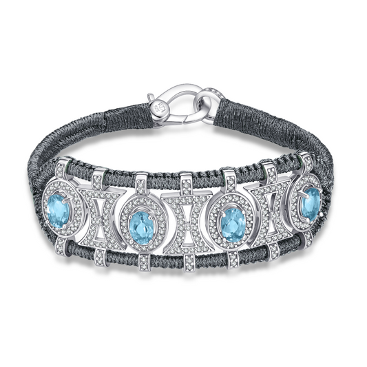 Olinda gun bracelet - Topazes