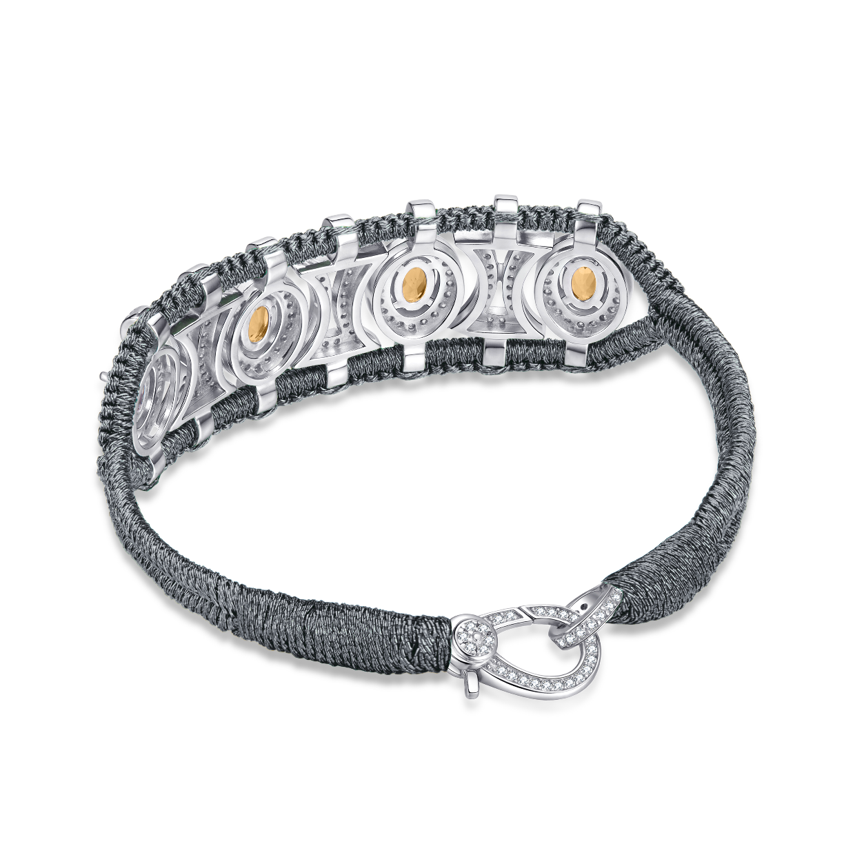 Olinda gun bracelet - Citrines