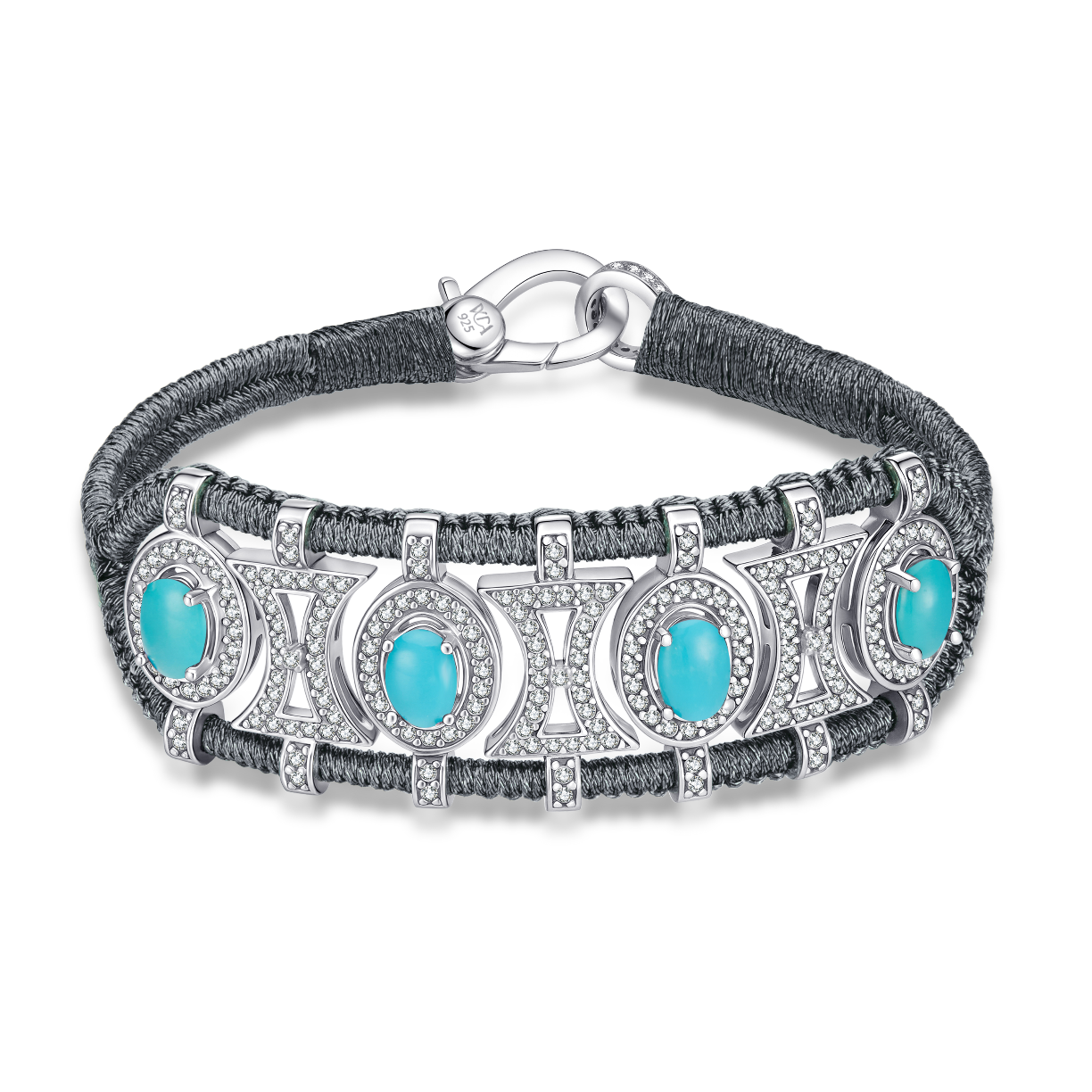 Olinda gun bracelet - Turquoises