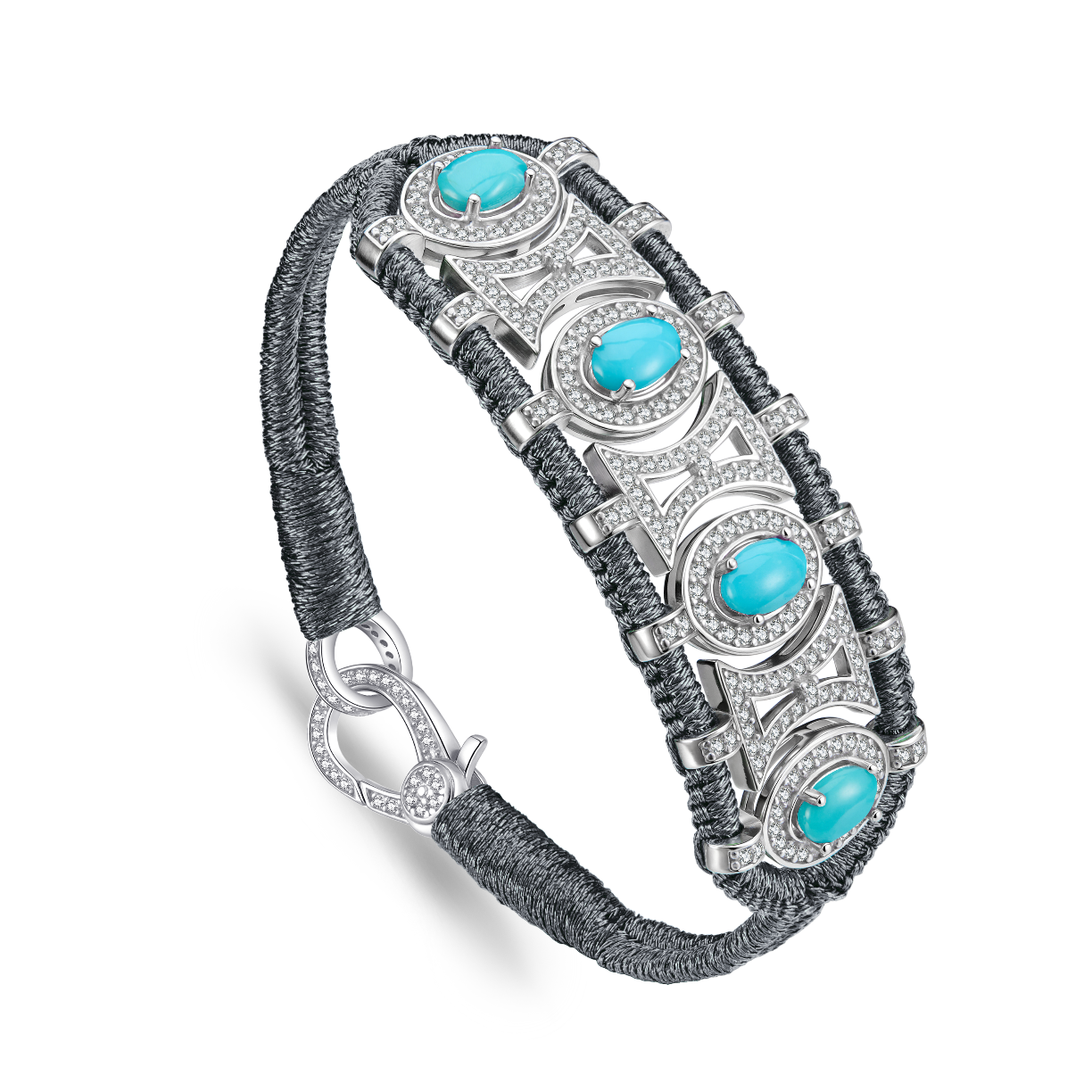 Olinda gun bracelet - Turquoises