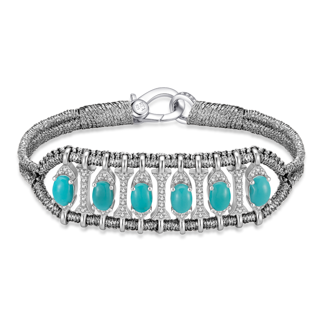 Bracelet Teresina Gun - Turquoises