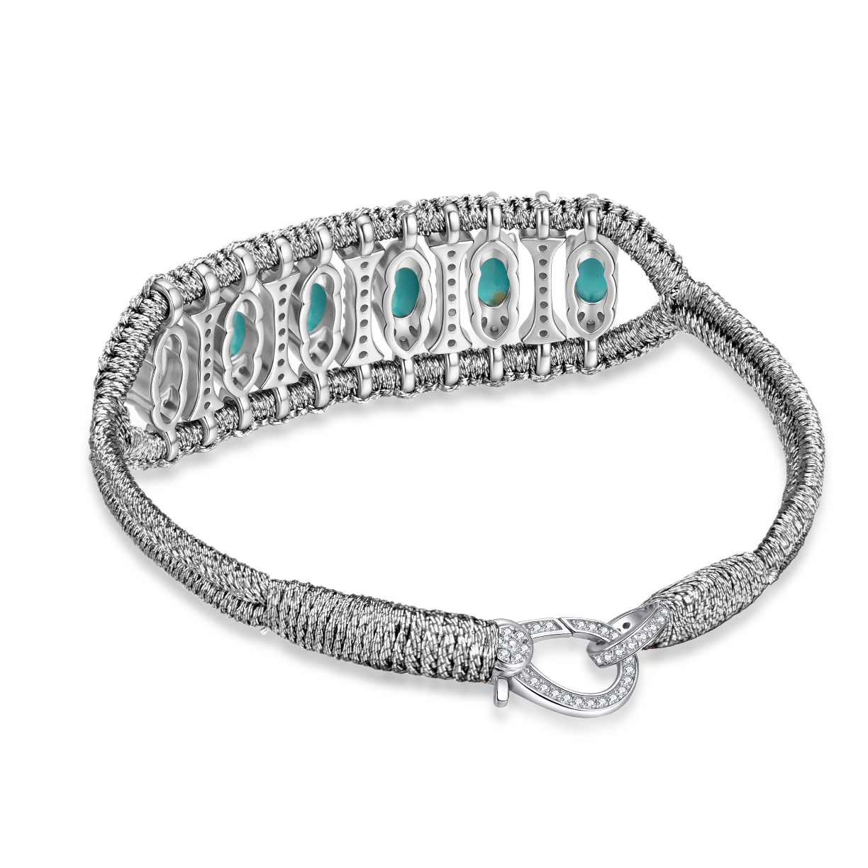 Bracelet Teresina Gun - Turquoises