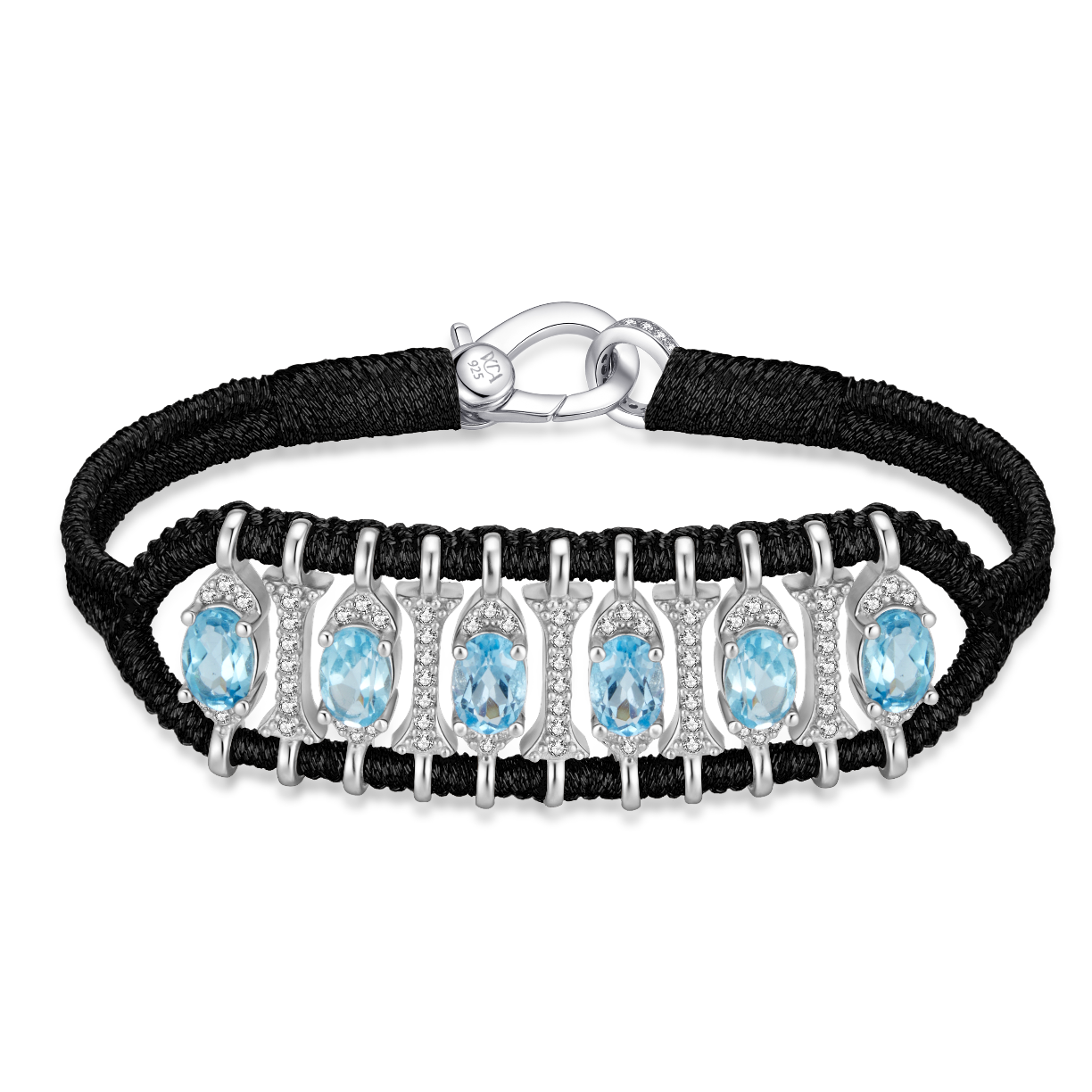 Teresina dark back bracelet - Topaz