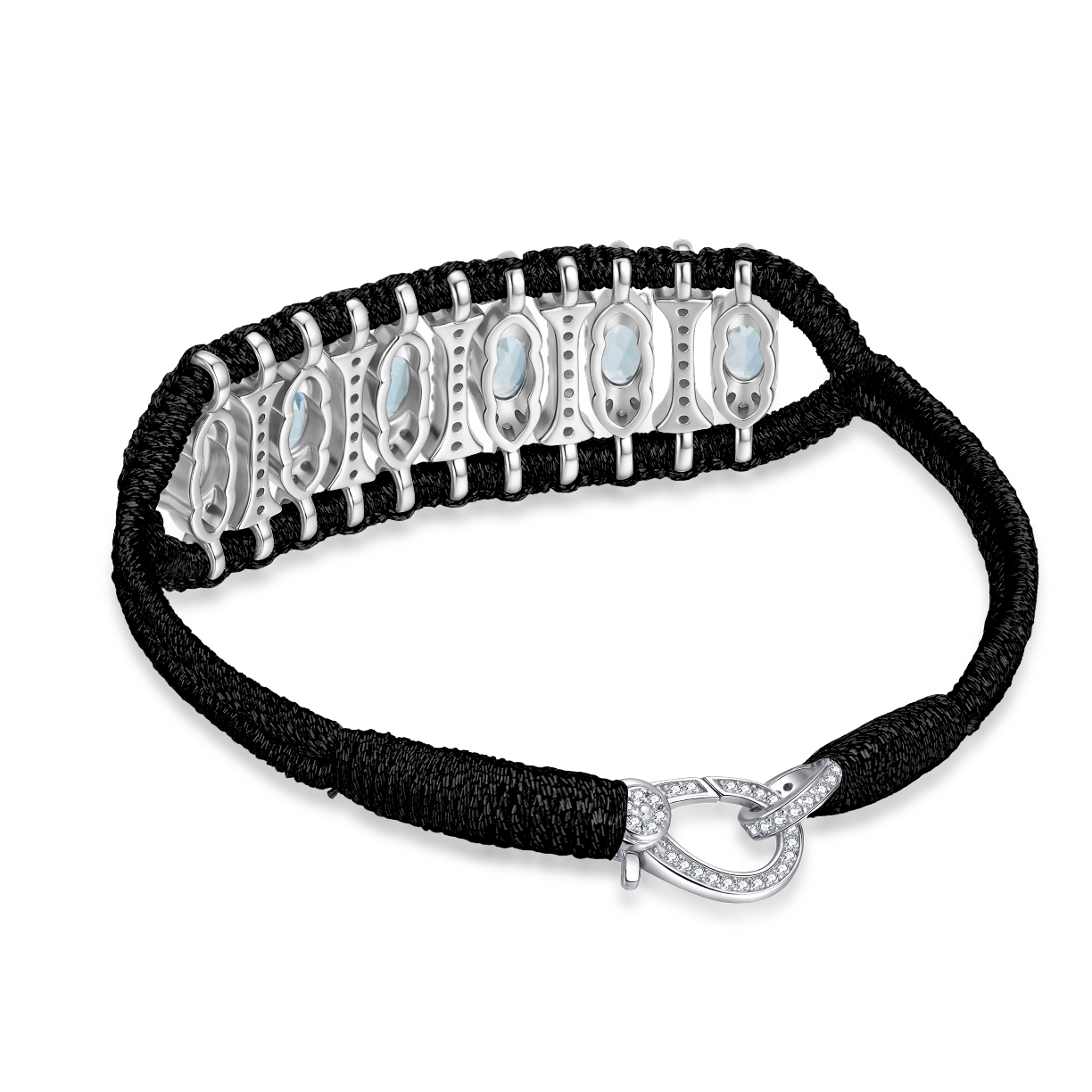 Teresina dark back bracelet - Topaz