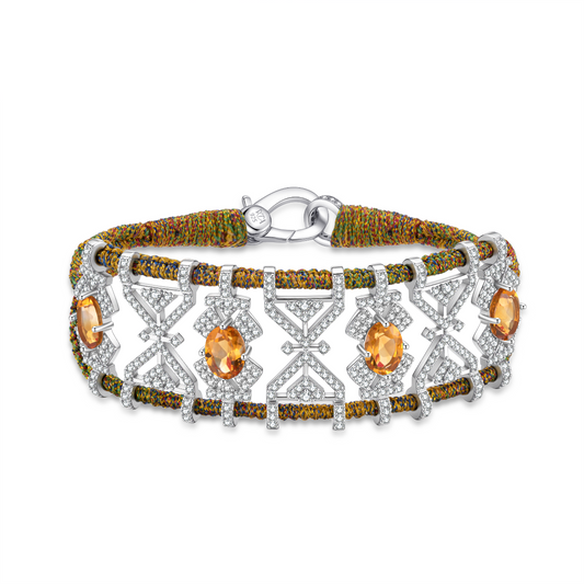 Bracelet Fortalezza Yellow shanti - Citrines