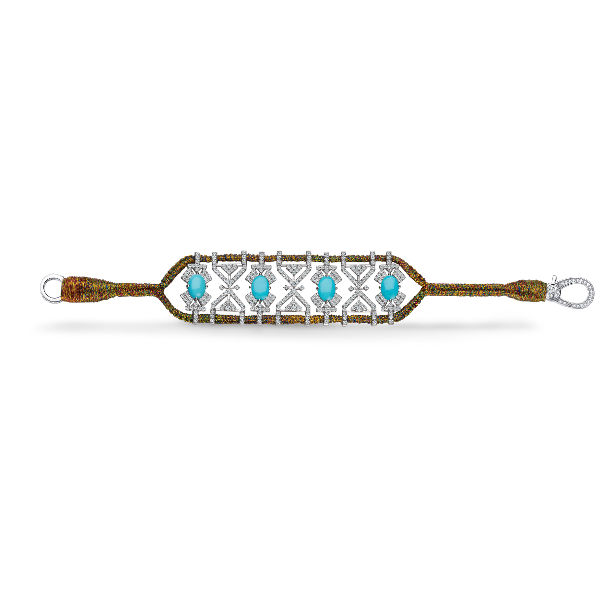 Bracelet Fortalezza yellow shanti - Turquoises