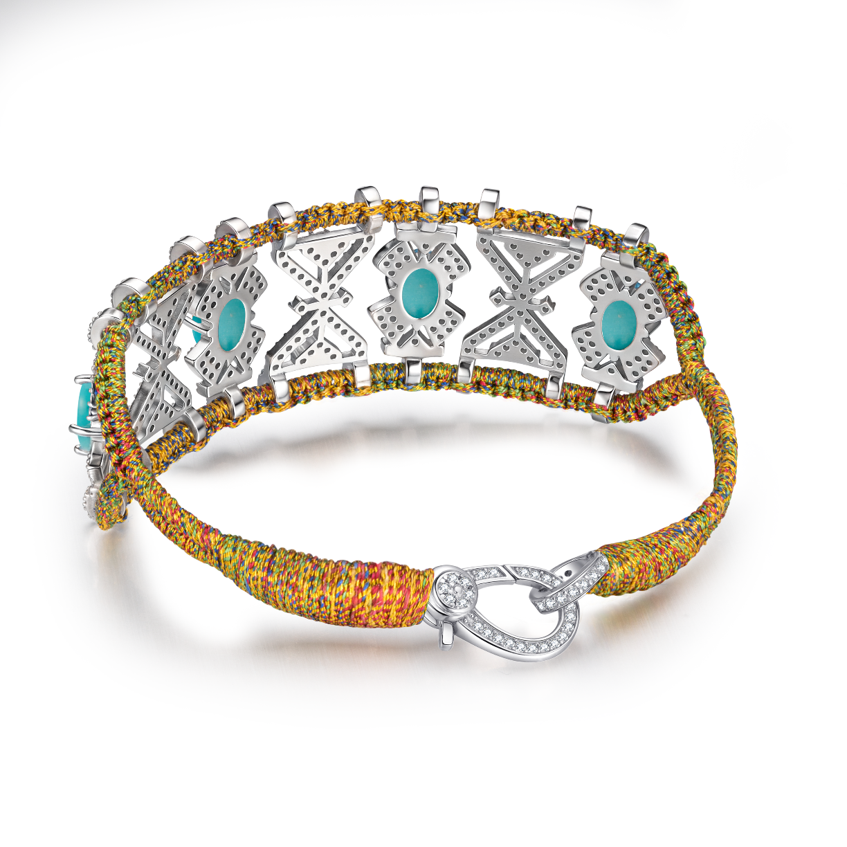 Bracelet Fortalezza yellow shanti - Turquoises