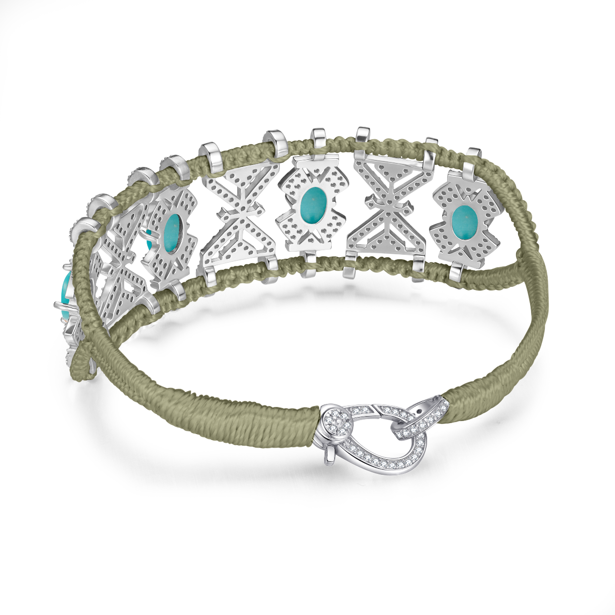 Bracelet Fortalezza Moss - Turquoises