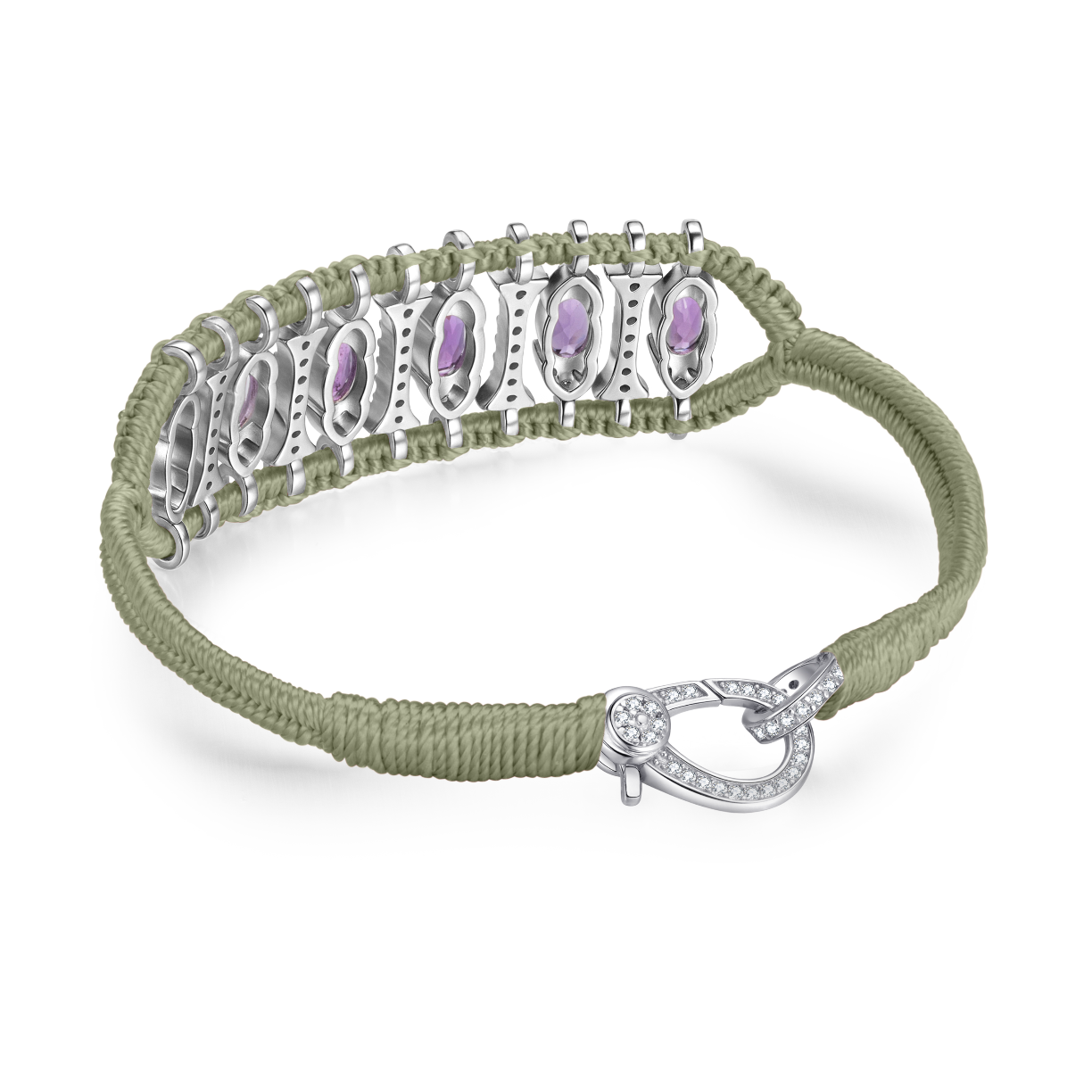 Bracelet Teresina Moss - améthystes