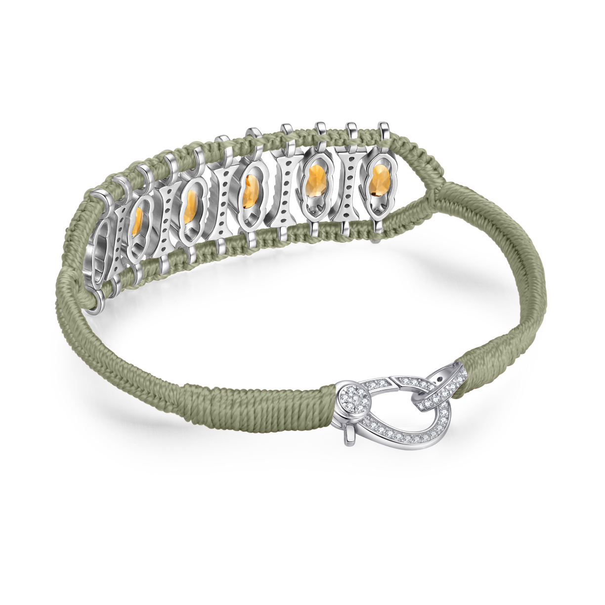 Bracelet Teresina Moss - Citrines