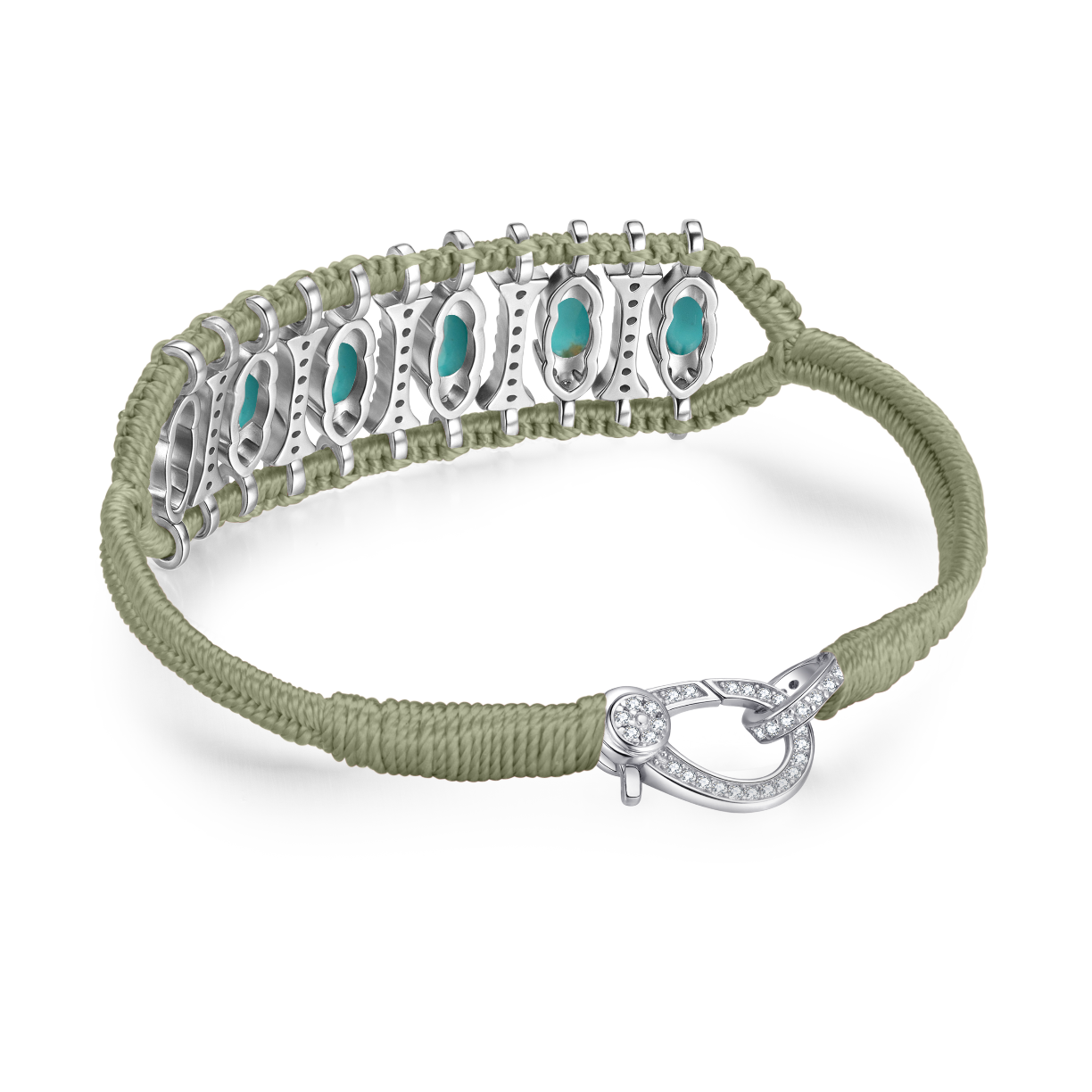 Bracelet Teresina Moss - Turquoises