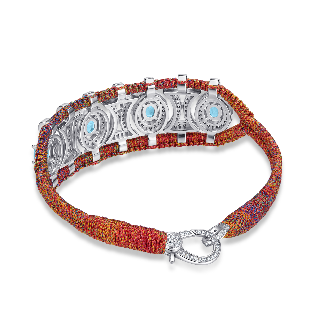 Bracelet Olinda red shanti - Topazes