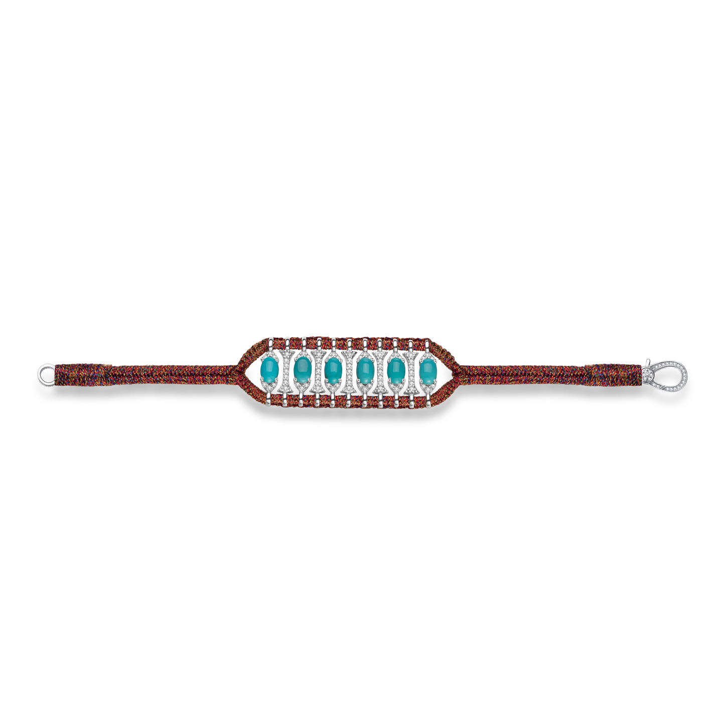 Bracelet Teresina Red Shanti - Turquoises