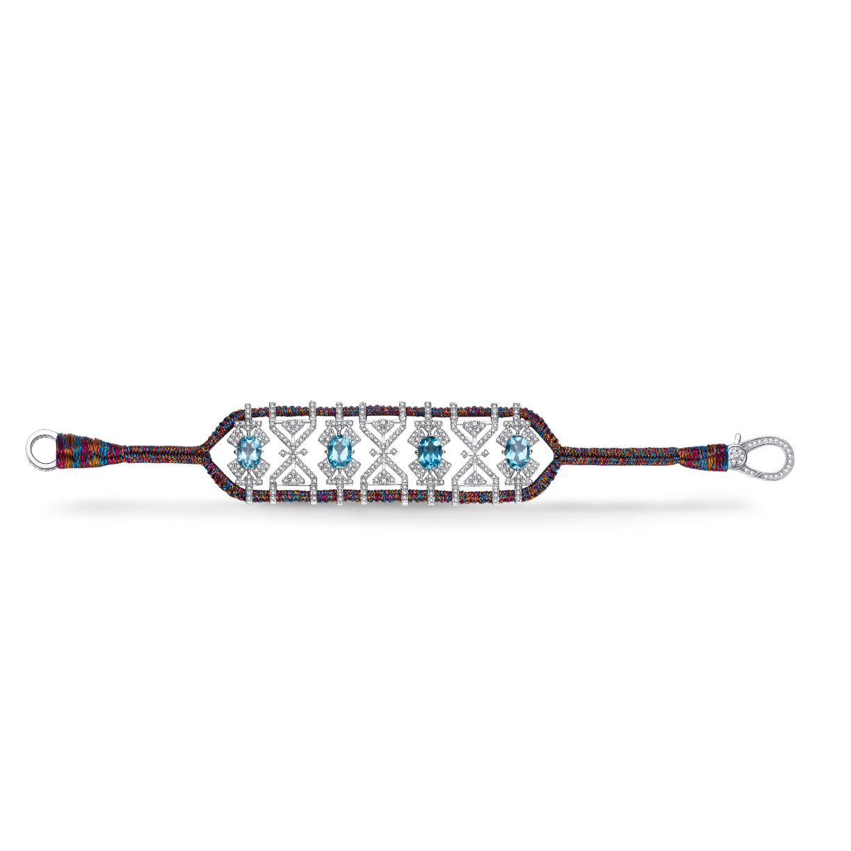 Bracelet Fortalezza purple shanti - Topazes