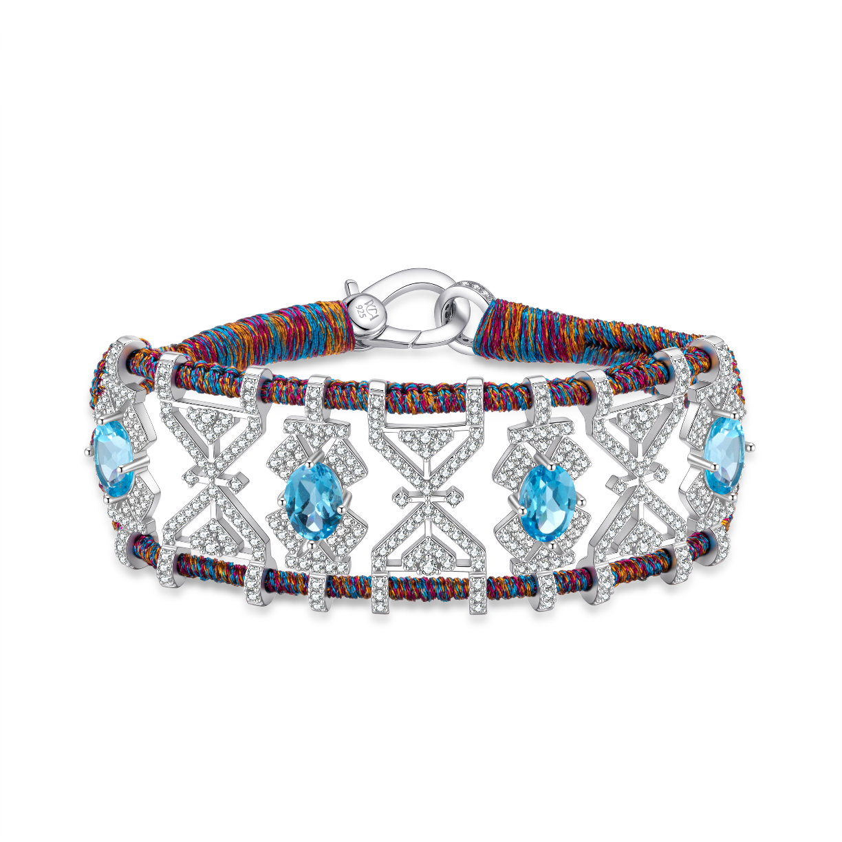 Bracelet Fortalezza purple shanti - Topazes