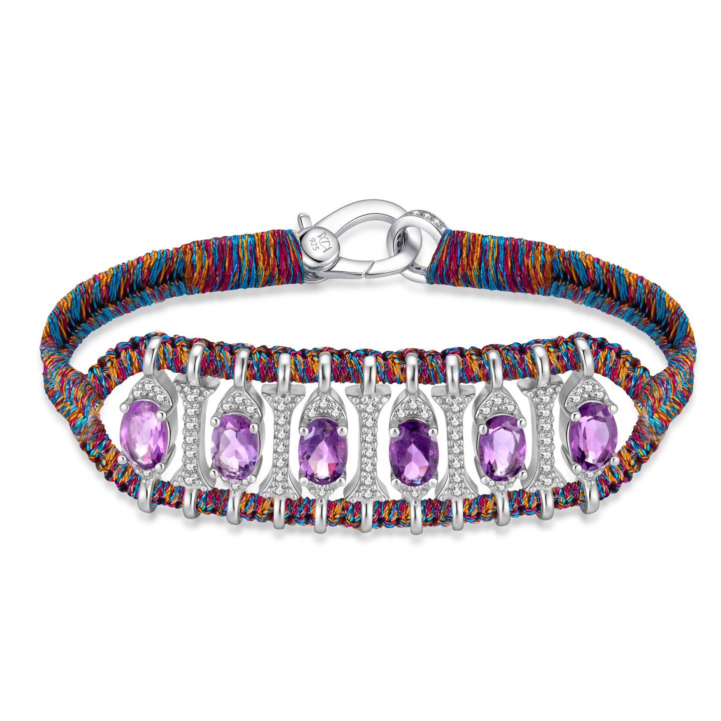 Bracelet Teresina Purple Shanti - améthystes