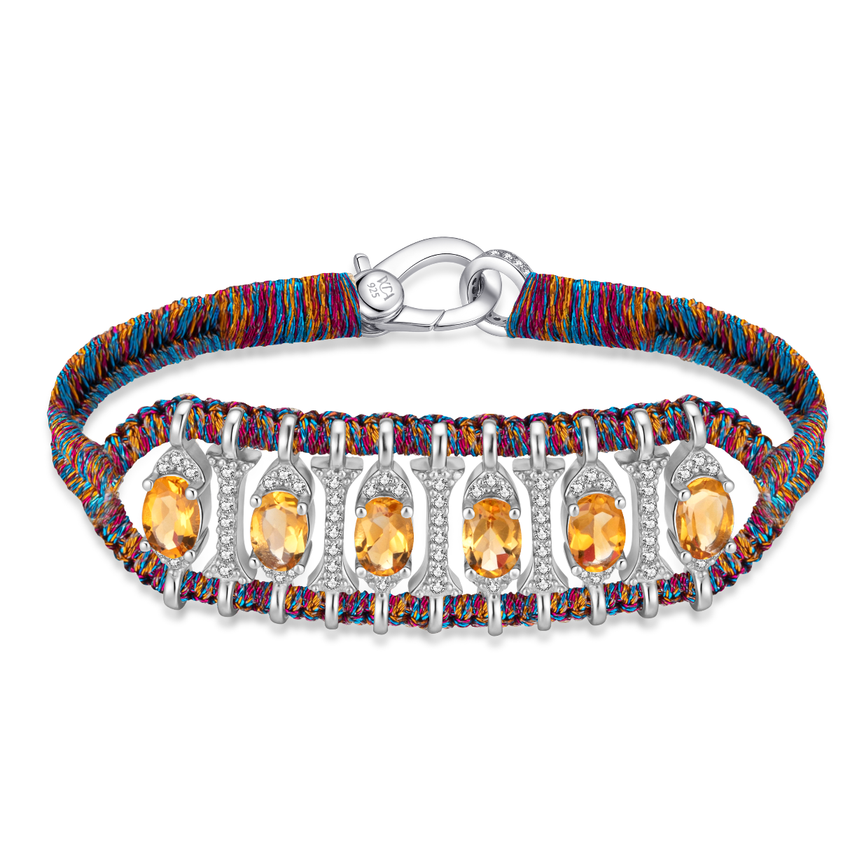 Bracelet Teresina Purple Shanti - Citrine