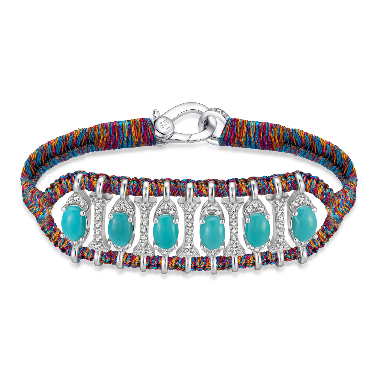 Bracelet Teresina Purple Shanti - Turquoises