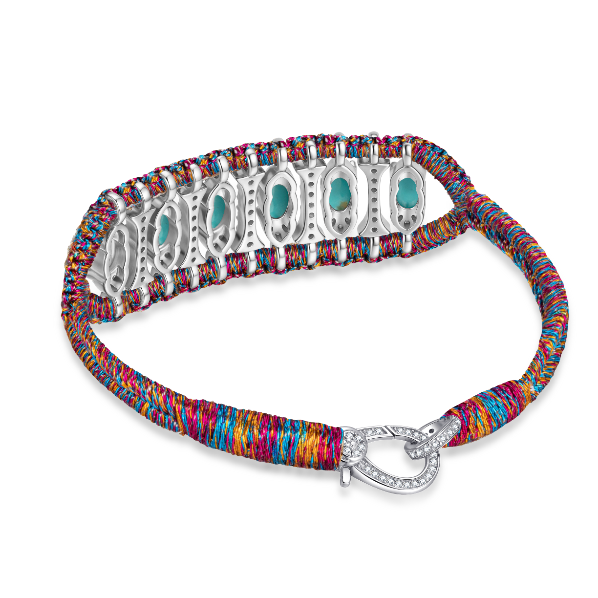 Bracelet Teresina Purple Shanti - Turquoises