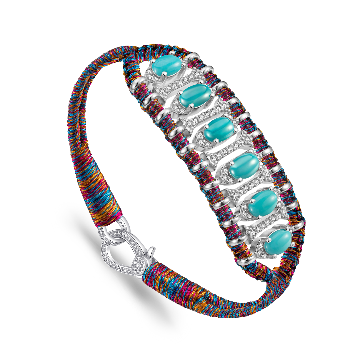 Bracelet Teresina Purple Shanti - Turquoises