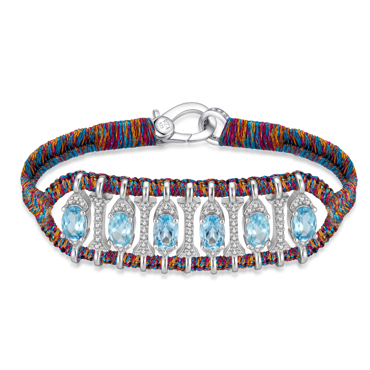 Bracelet Teresina Purple Shanti - topazes