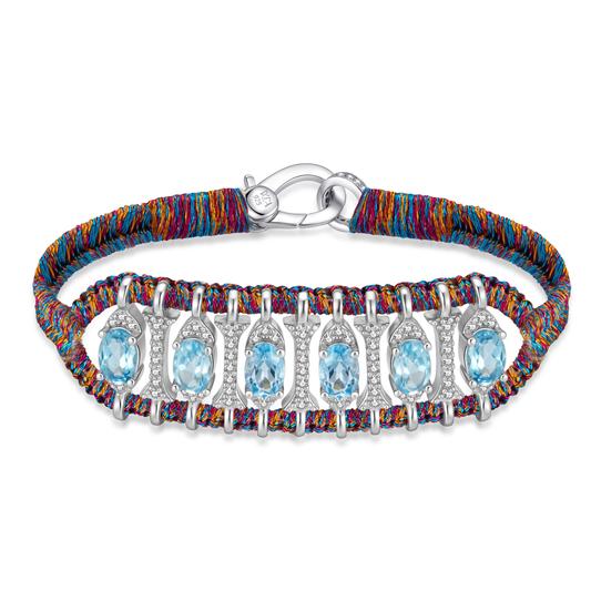 Bracelet Teresina Purple Shanti - topazes