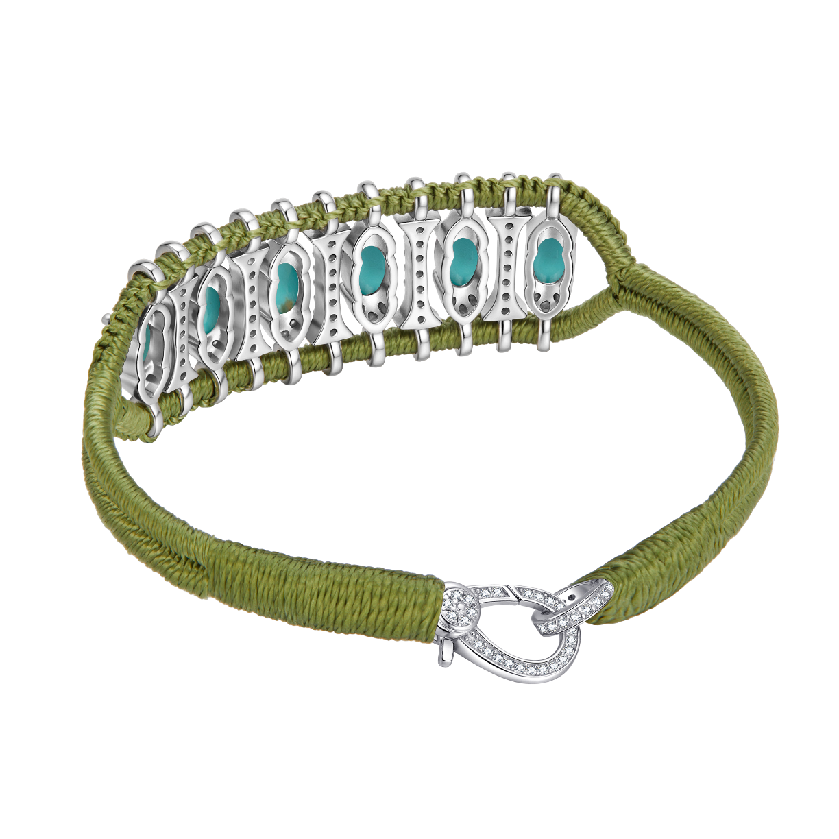 Teresina olive bracelet - Turquoise