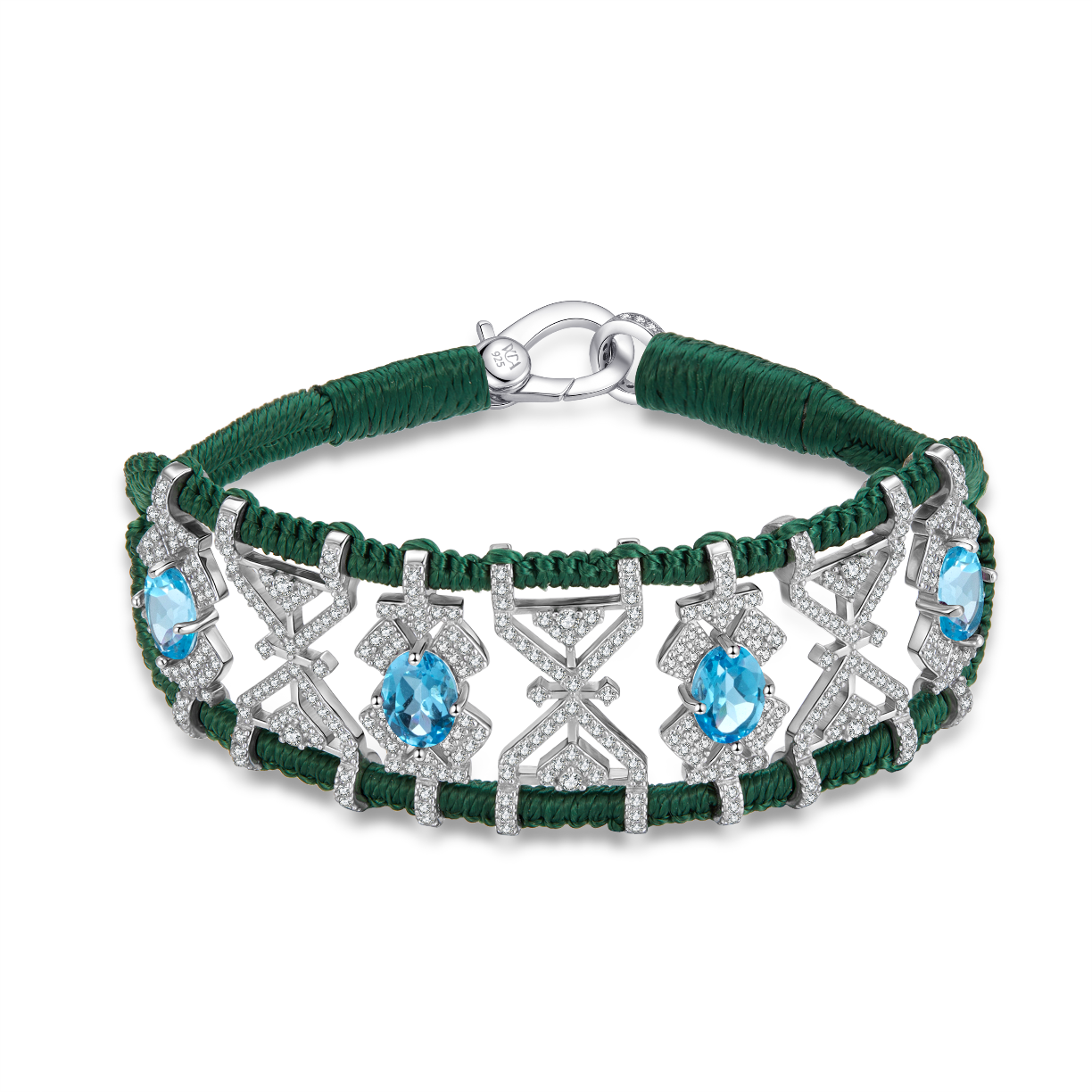 Bracelet Fortalezza fir-tree - Topazes