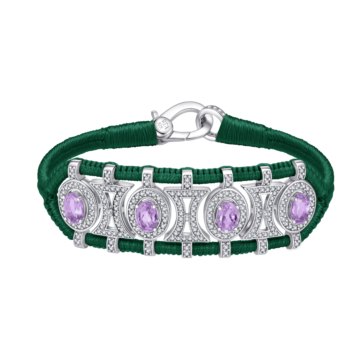 Bracelet Olinda sapin - Améthystes