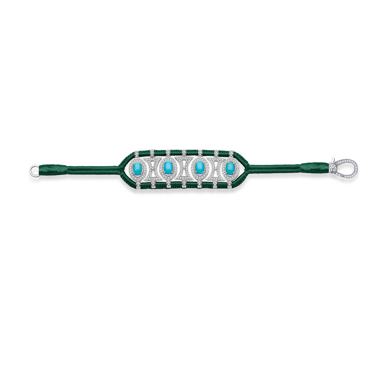 Olinda fir-tree bracelet - turquoises