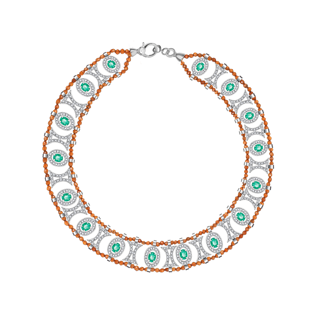 Collier Saobeady Ambre