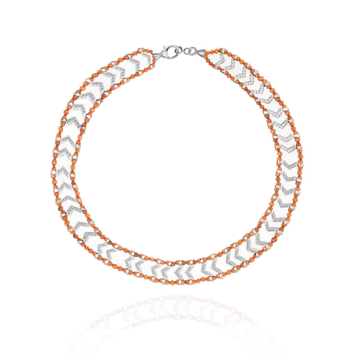 Parabeady ambre necklace
