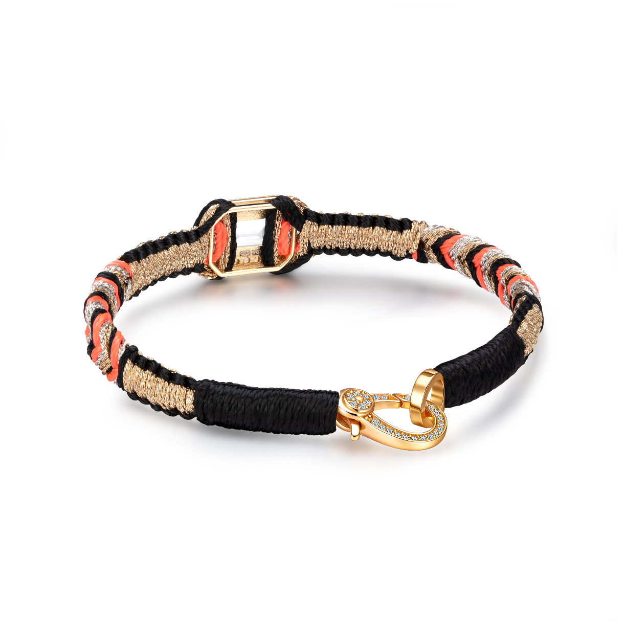 black amy bracelet - crystal