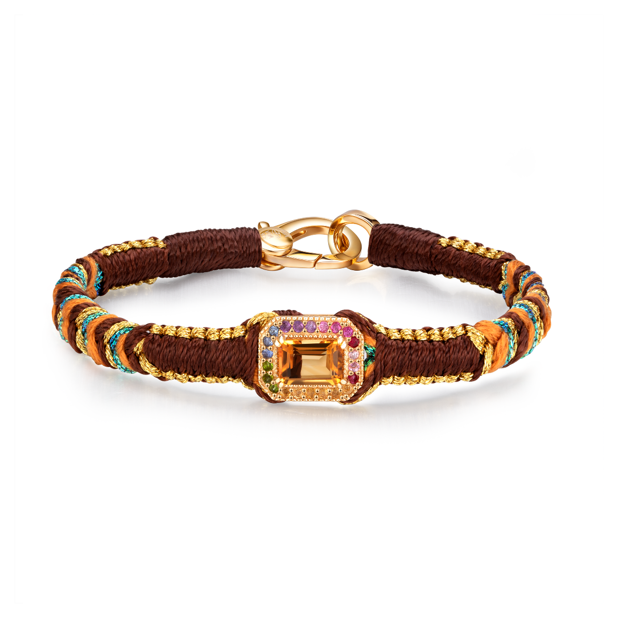 bracelet amy Choco - citrine