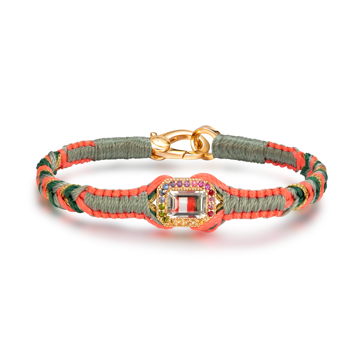 bracelet amy moss - améthyste verte